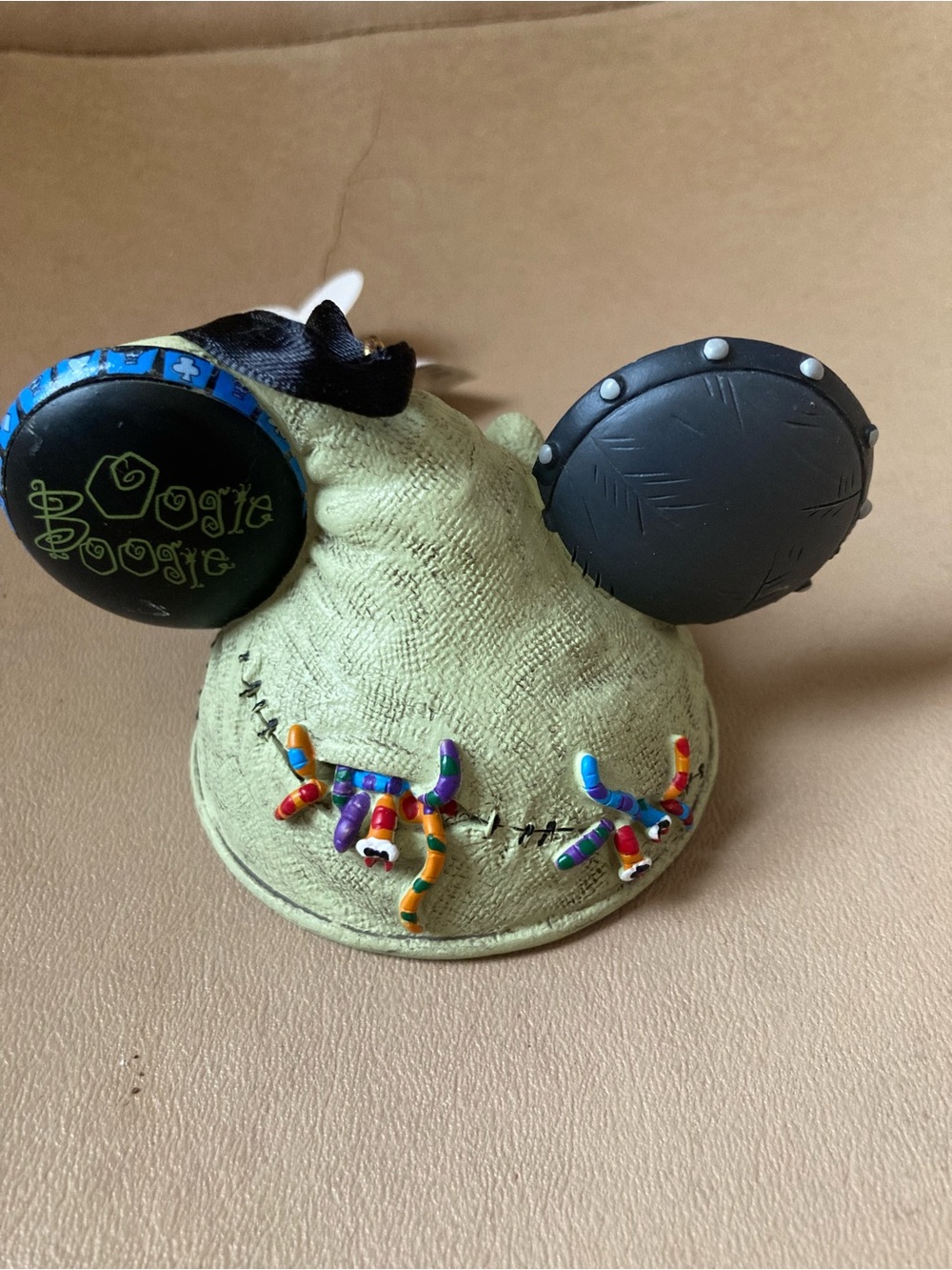 Disney Oogie Boogie Ear Hat Ornament from Nightmare Before Christmas - Picture 2 of 3